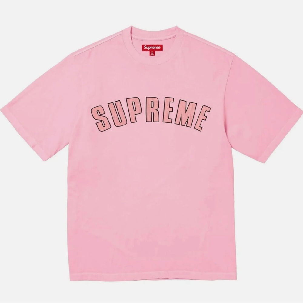 Supreme Cracked Arc Logo Wash S/S tee Shirt size LARGE